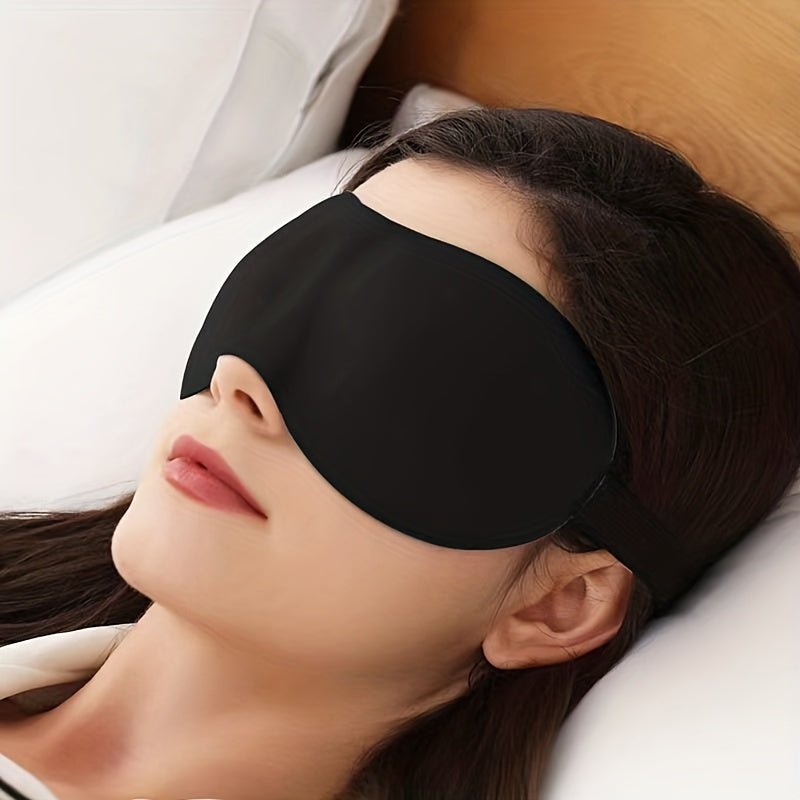 Natural Silk Sleep Mask - Light-Blocking, Ultra-Soft, Adjustable Comfort - Perfect for Travel & Everyday Use
