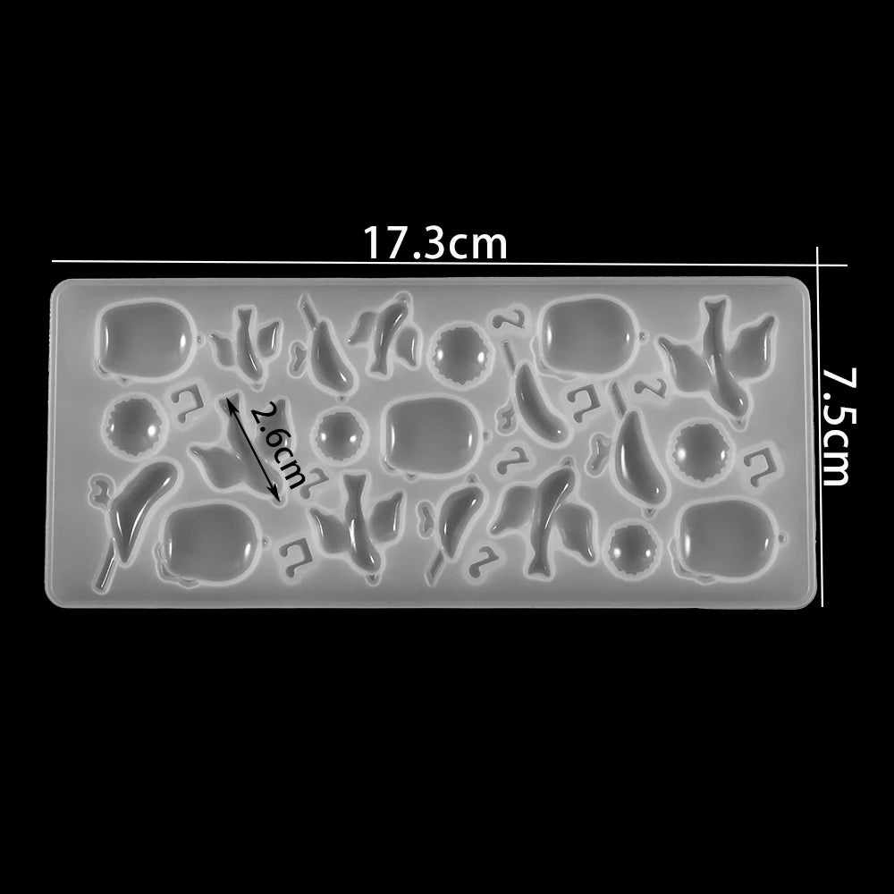 Heart Love Pendant Silicone Mold – DIY Resin Jewelry Kit