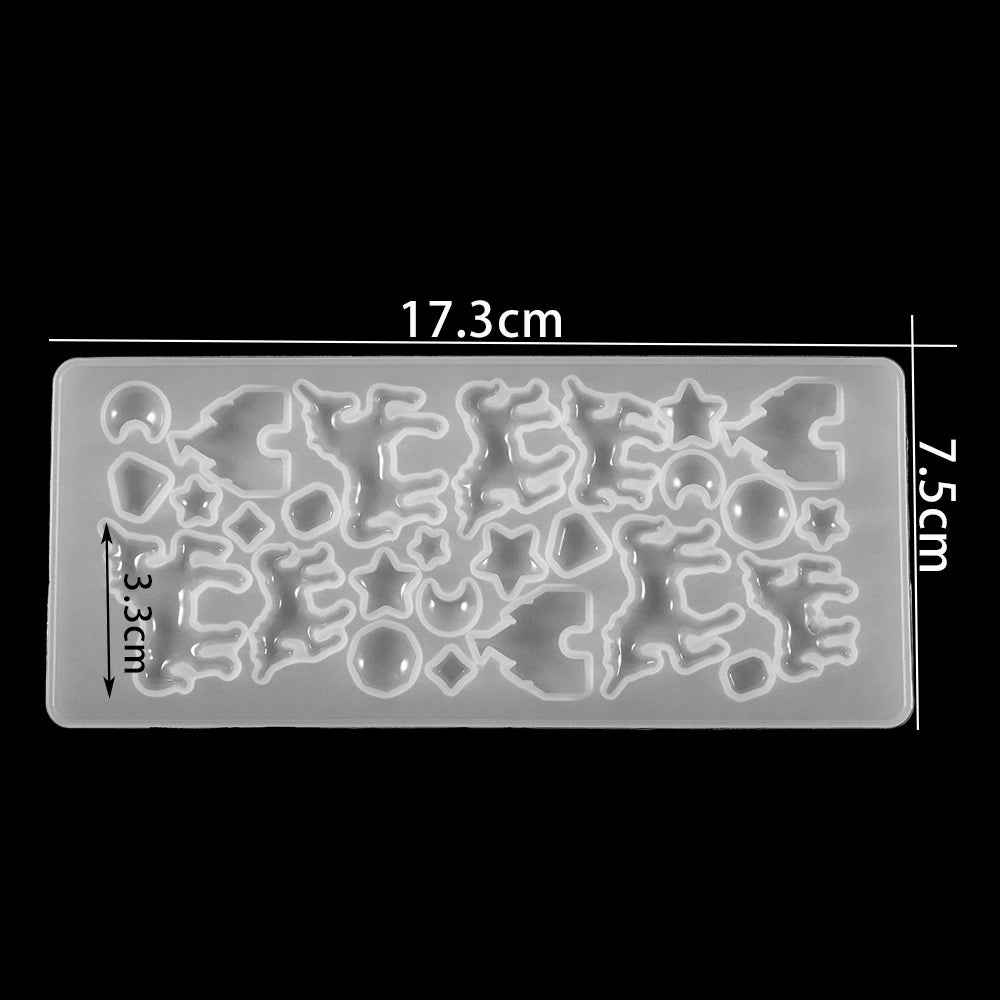 Heart Love Pendant Silicone Mold – DIY Resin Jewelry Kit