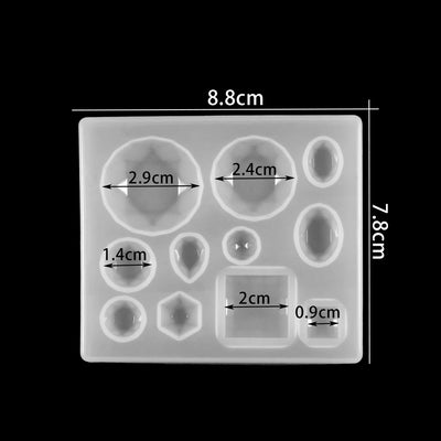 Heart Love Pendant Silicone Mold – DIY Resin Jewelry Kit