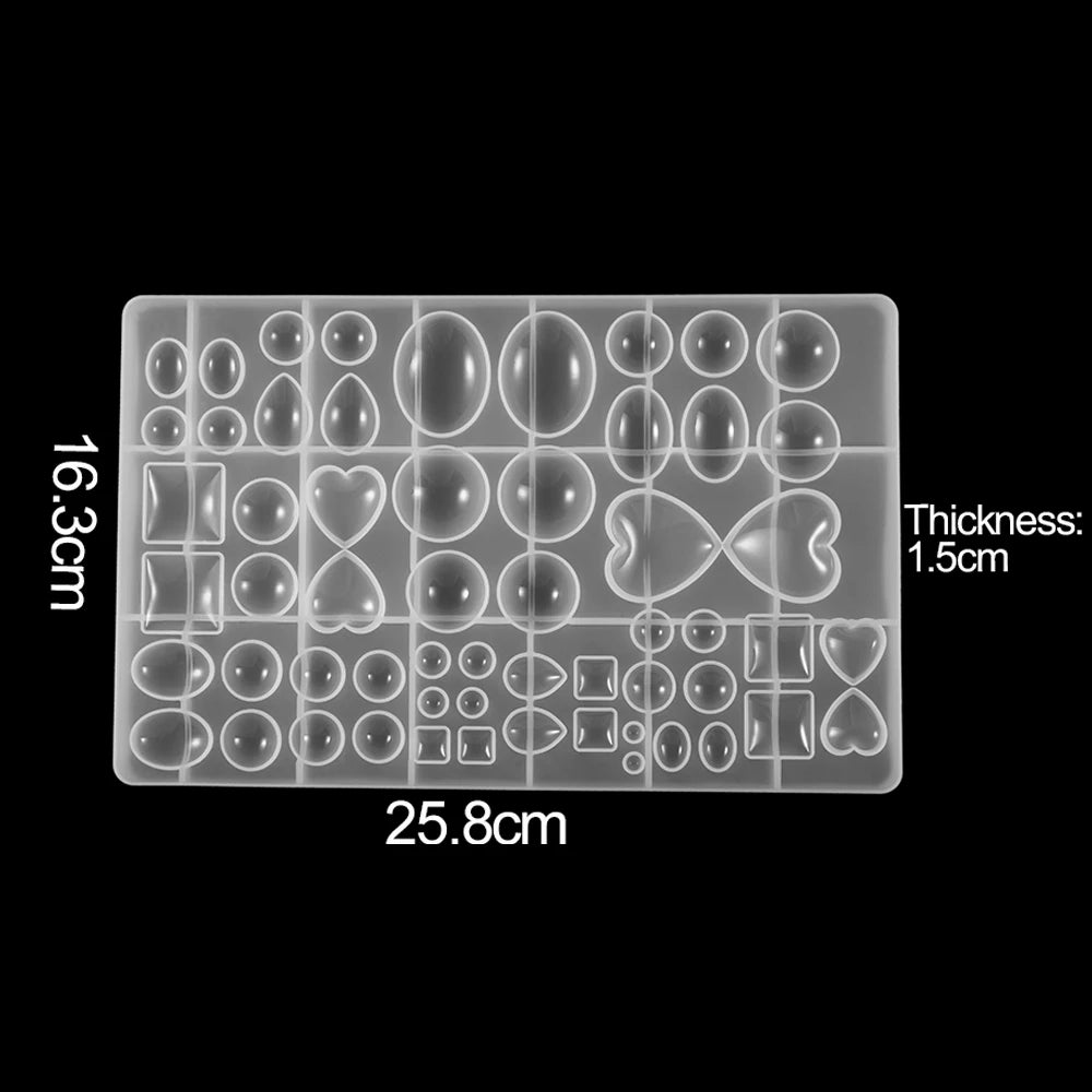 Heart Love Pendant Silicone Mold – DIY Resin Jewelry Kit