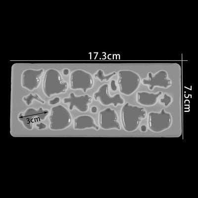 Heart Love Pendant Silicone Mold – DIY Resin Jewelry Kit