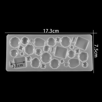 Heart Love Pendant Silicone Mold – DIY Resin Jewelry Kit