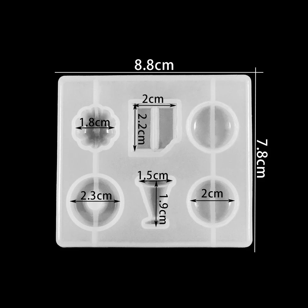 Heart Love Pendant Silicone Mold – DIY Resin Jewelry Kit
