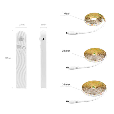 LED Under Cabinet Light – Wireless PIR Motion Sensor USB Lamp