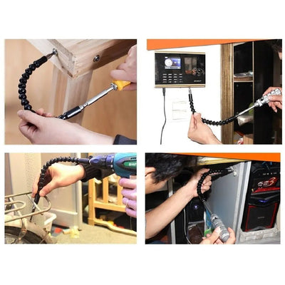 295mm Flexible Hex Drill Bit Extension – Magnetic Bit Holder