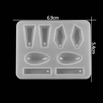 Heart Love Pendant Silicone Mold – DIY Resin Jewelry Kit