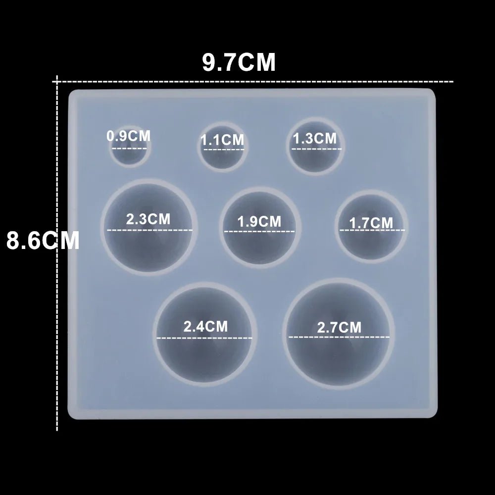 Heart Love Pendant Silicone Mold – DIY Resin Jewelry Kit