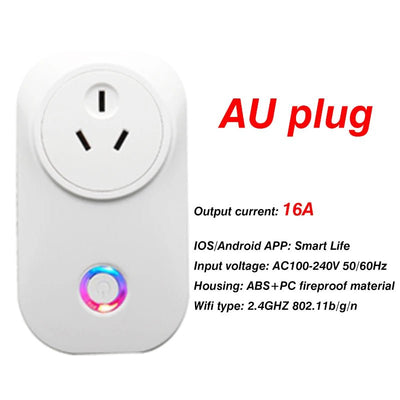 EU WiFi Smart Plug – 10A/16A with Energy Monitoring