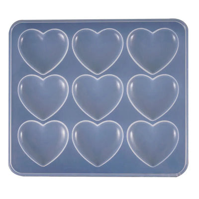 SNASAN Love Heart Silicone Mold Jewelry Making DIY Tool UV Epoxy Resin Molds Dried Flower Resin Decorative Crafts