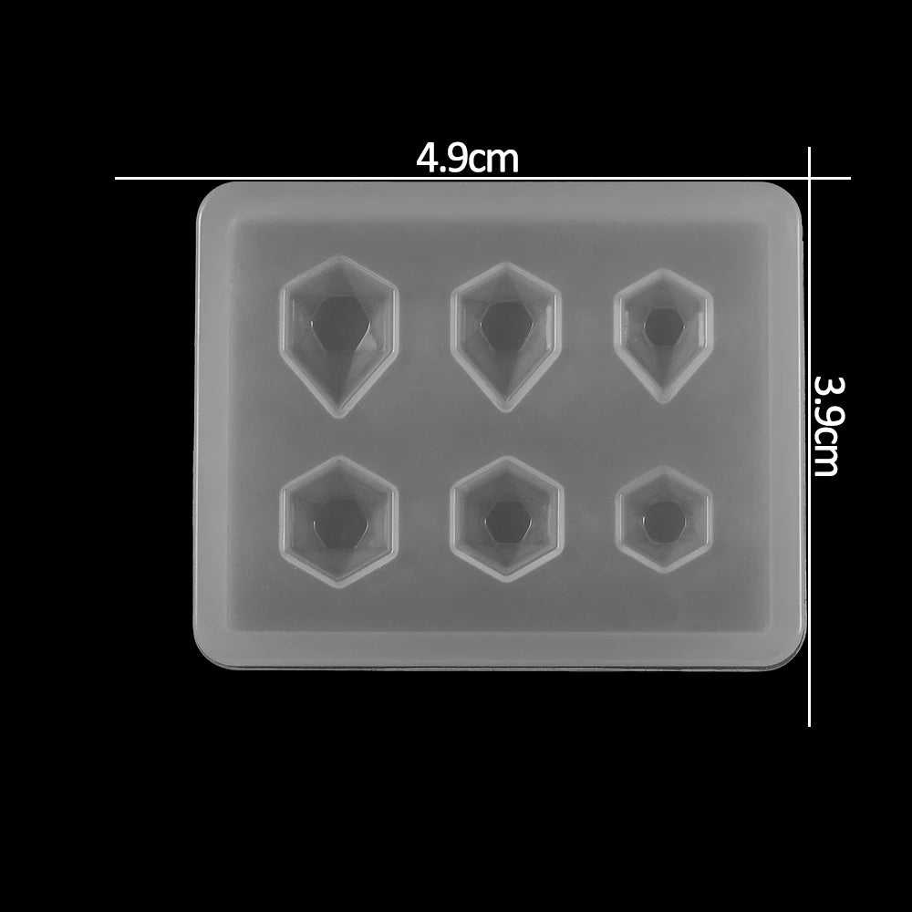 Heart Love Pendant Silicone Mold – DIY Resin Jewelry Kit
