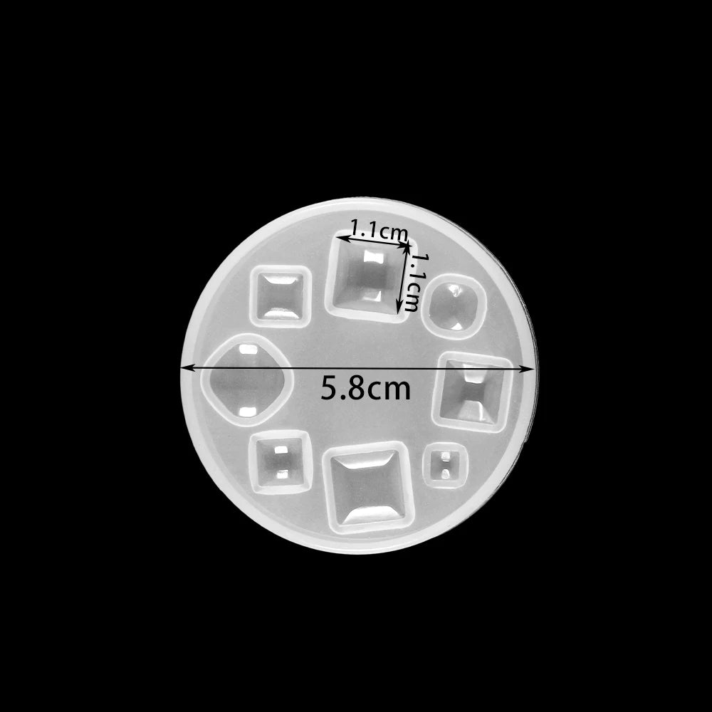 Heart Love Pendant Silicone Mold – DIY Resin Jewelry Kit