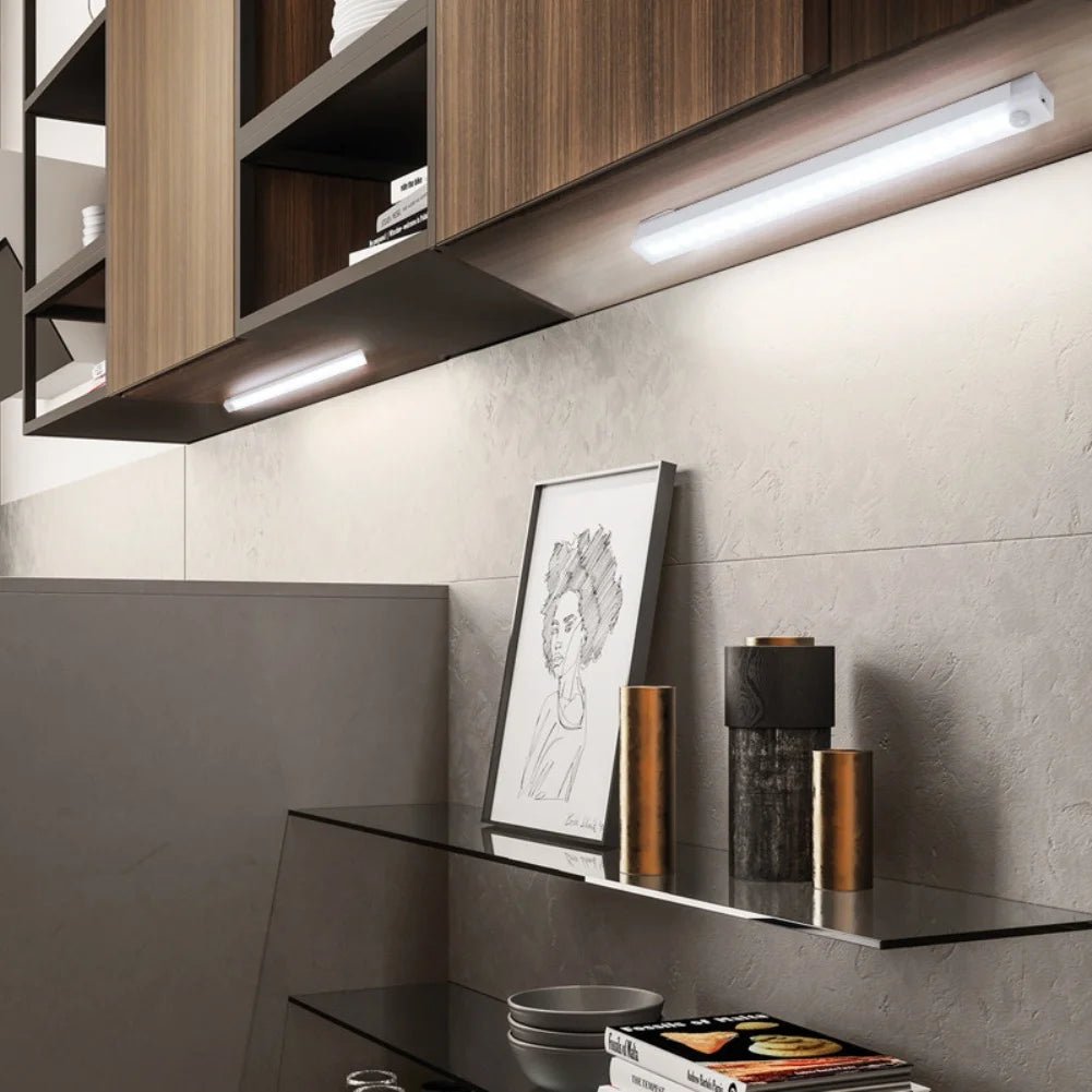 Type-C Rechargeable Motion Sensor LED Night Light – Wireless Cabinet, Staircase & Kitchen Lamp