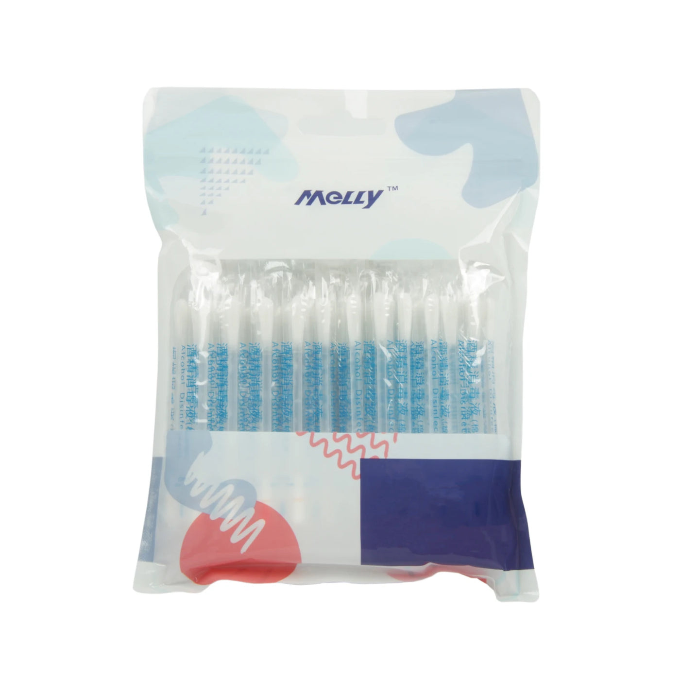 50PCS Medical Alcohol Cotton Swabs – Disposable Iodine Disinfected First Aid for Home & Travel