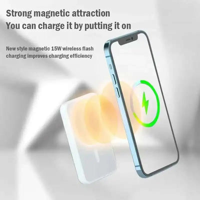 For Magsafe Power Bank 10000mAh Portable Auxiliary Spare External Magnetic Battery Pack Wireless Charger For Iphone 13 14 15 16