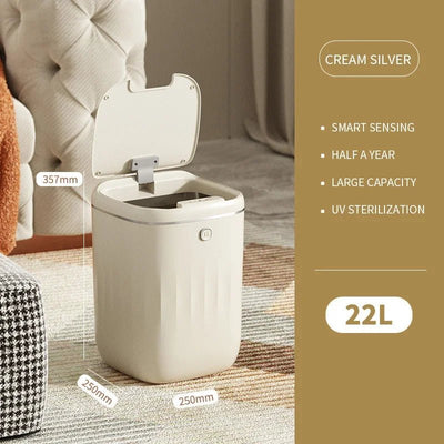 Smart Sensor Trash Can – Automatic Touchless 22/20L Bin
