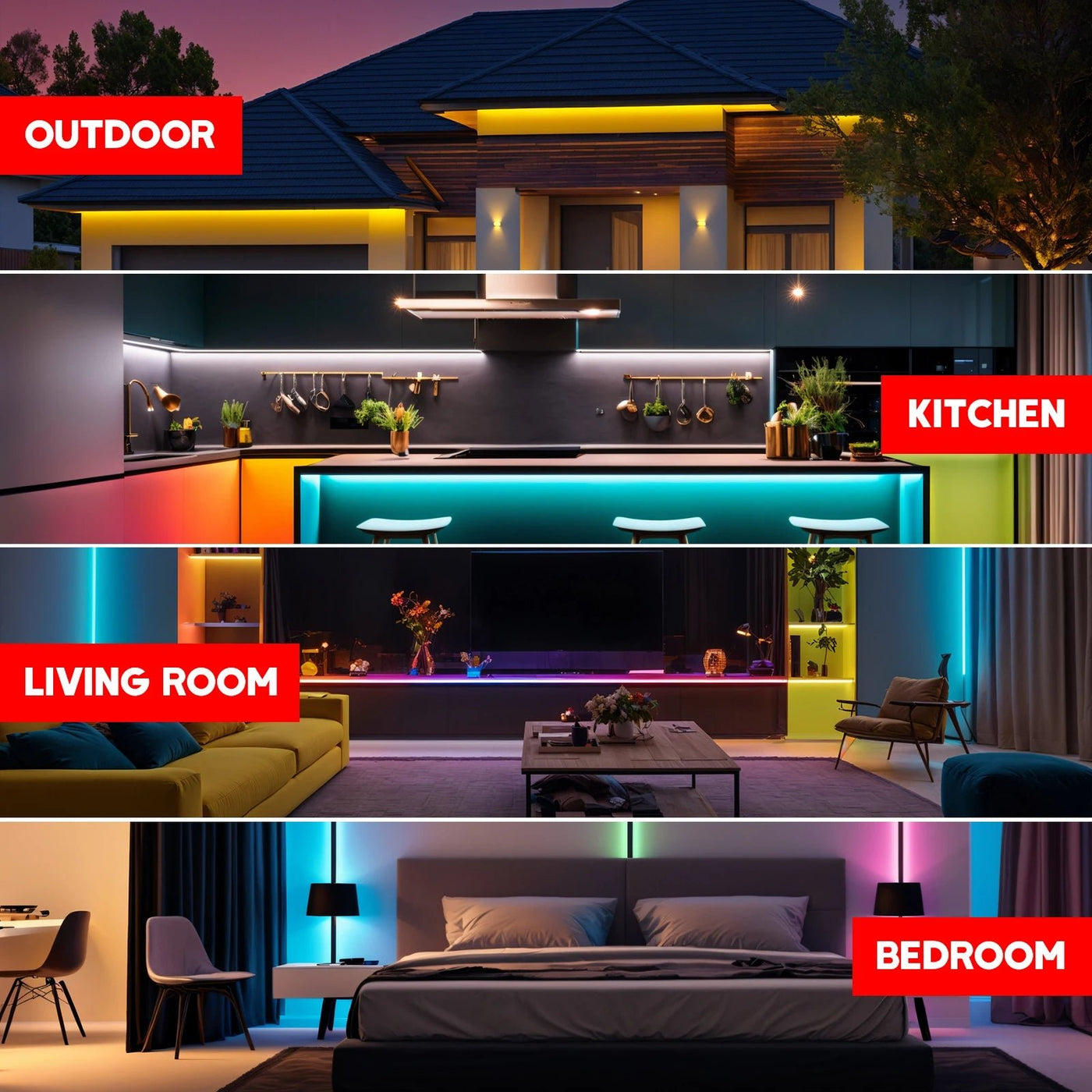 8MM COB LED Strip Light Motion Sensor Dimmable 5V 320LEDs/M USB/AAA Battery Powered Flexible Adhesive Room Night Light Backlight