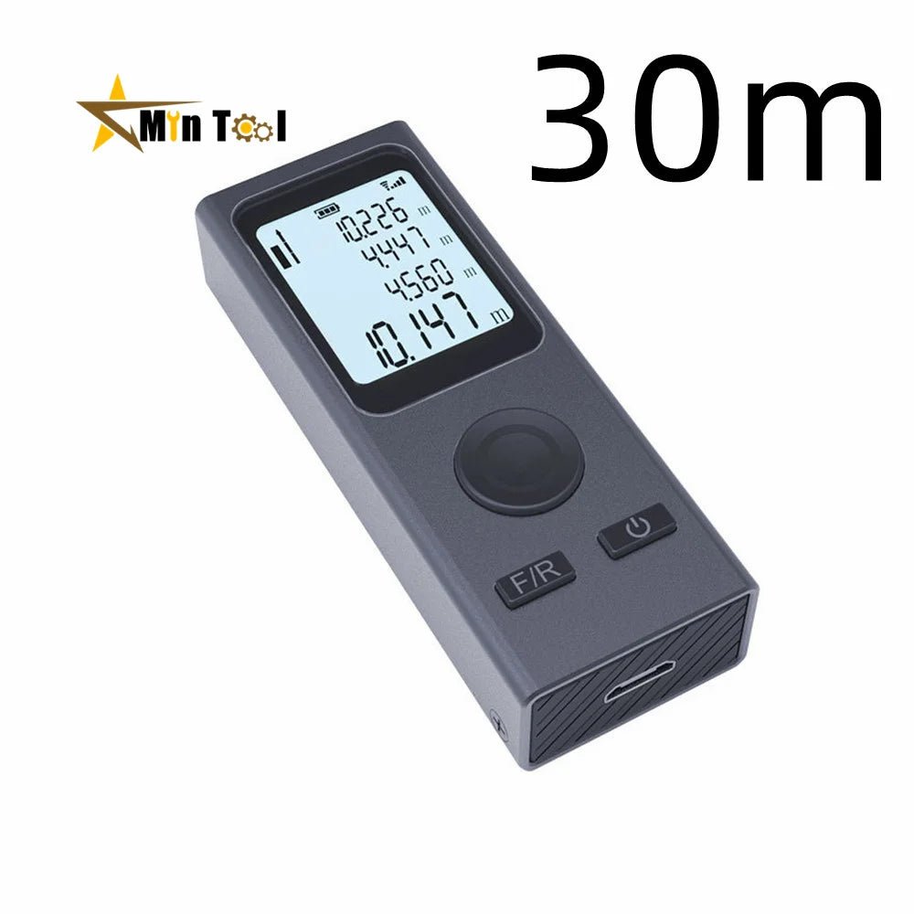 Laser Distance Meter 25M 30M 40M 50M 60M Laser Rangefinder USB Charging Multifunction Trena Laser Range Finder Measuring Tool