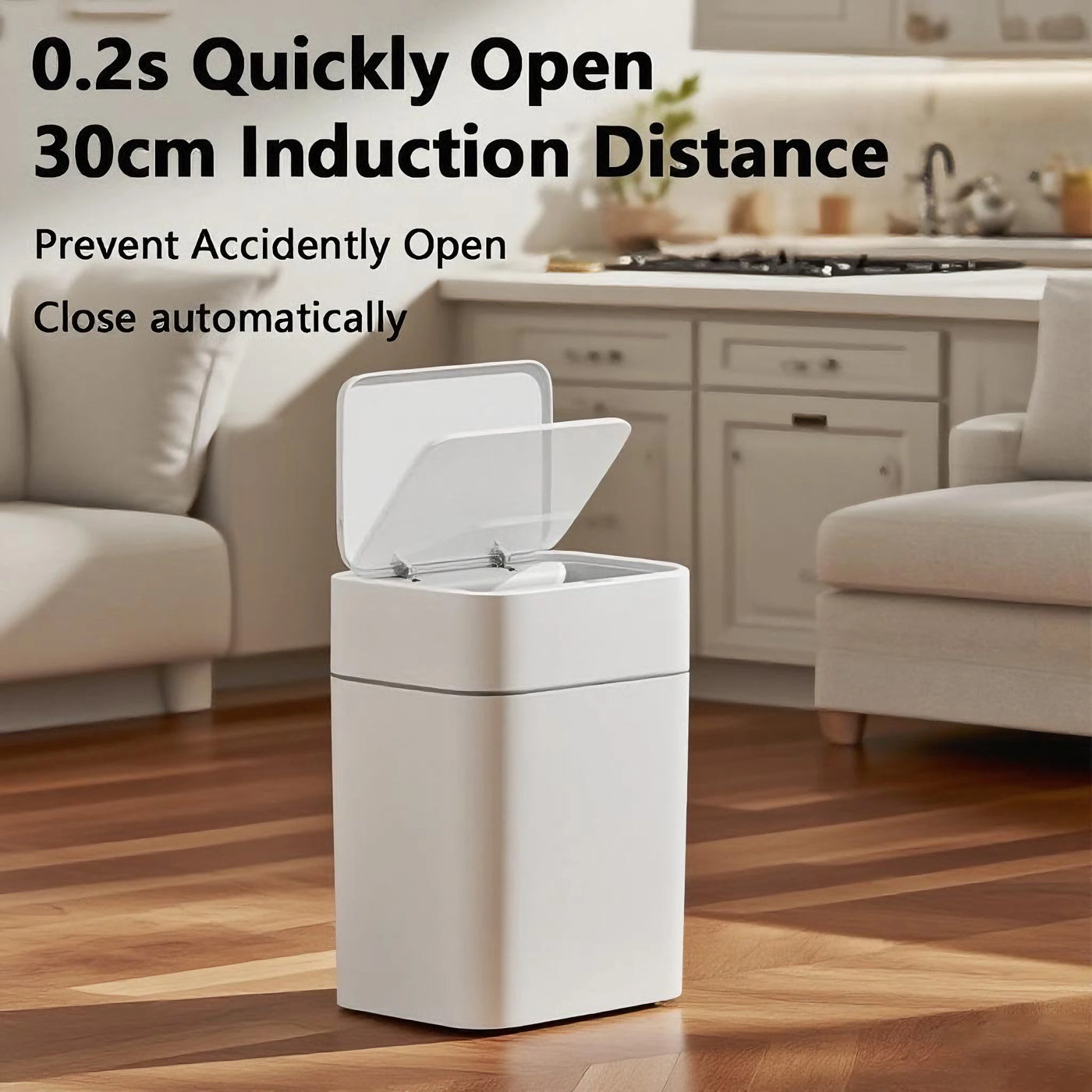 Smart Sensor Trash Can – Touchless Automatic Motion Bin