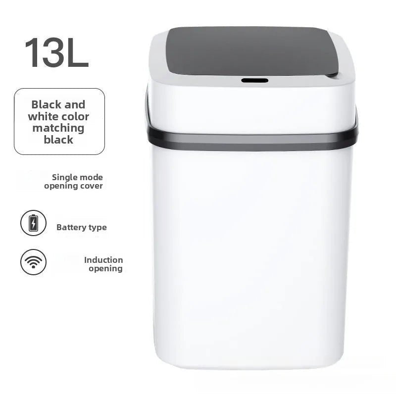 13L Smart Sensor Trash Can – Fully Automatic Touchless Bin