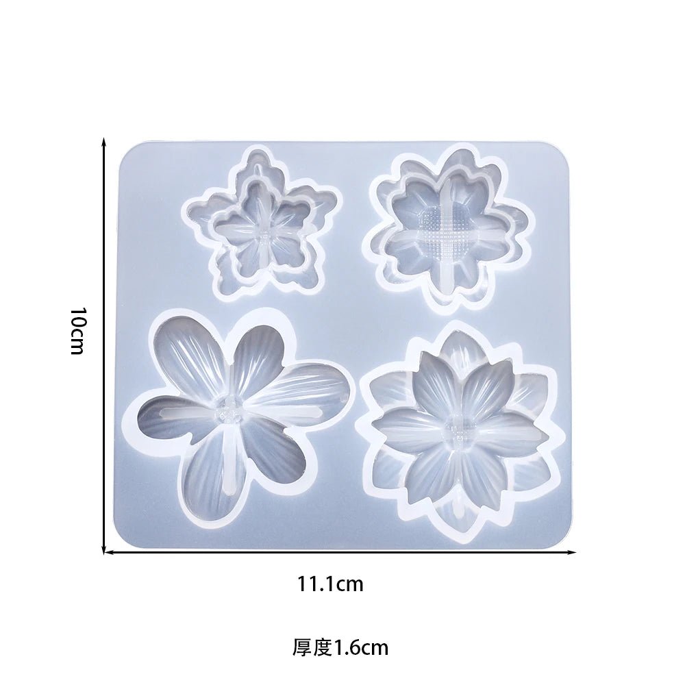 Heart Love Pendant Silicone Mold – DIY Resin Jewelry Kit