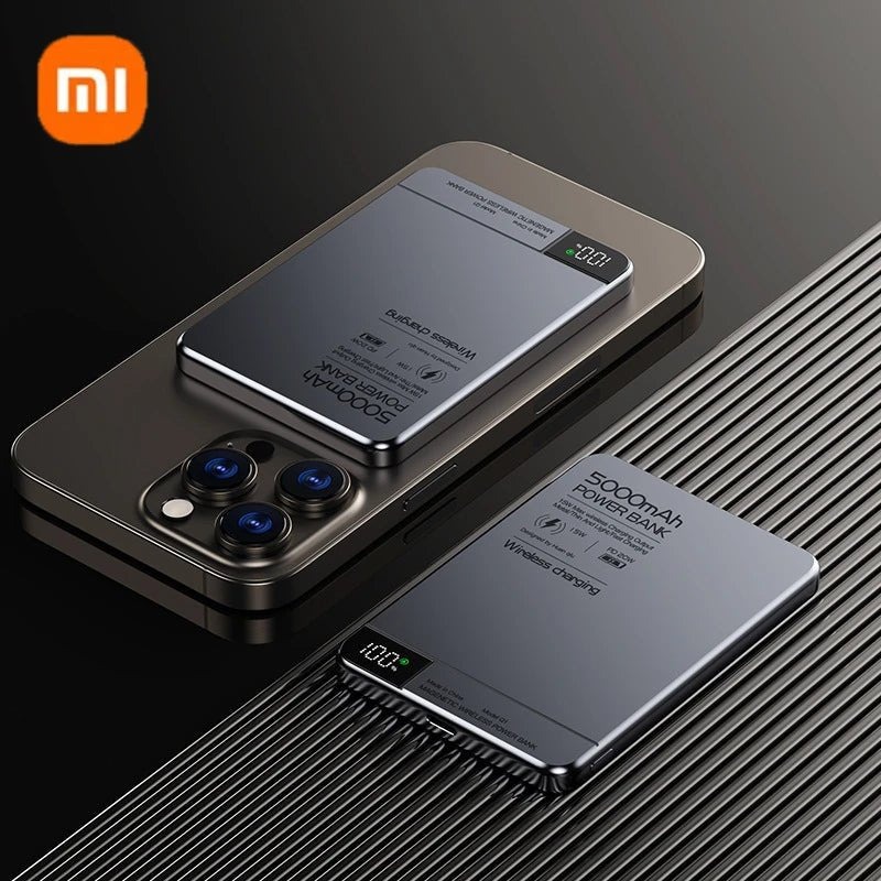 Xiaomi Ultra Wireless Magnetic Power Bank Travel Portable Fast Charging Capacity Digital External Battery For Magsafe IPhone