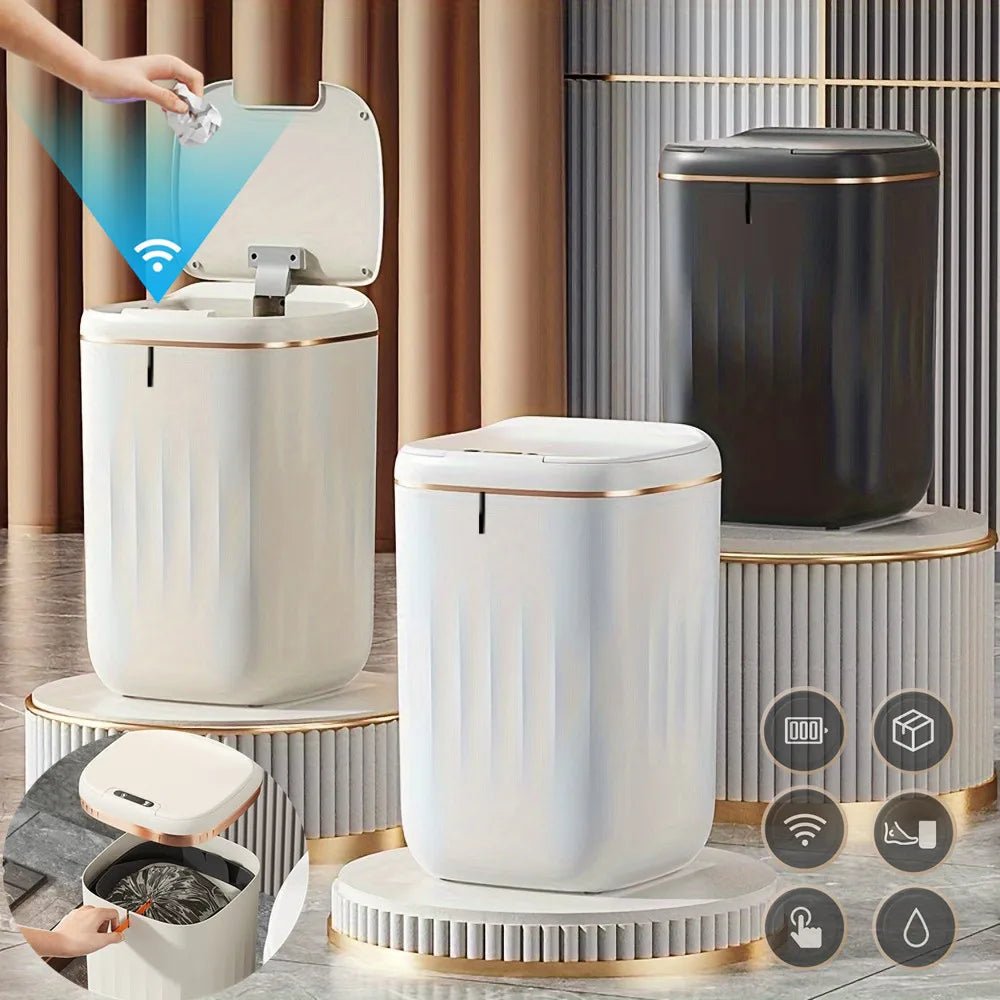 20L Automatic Smart Sensor Trash Can – Large Waterproof Bin