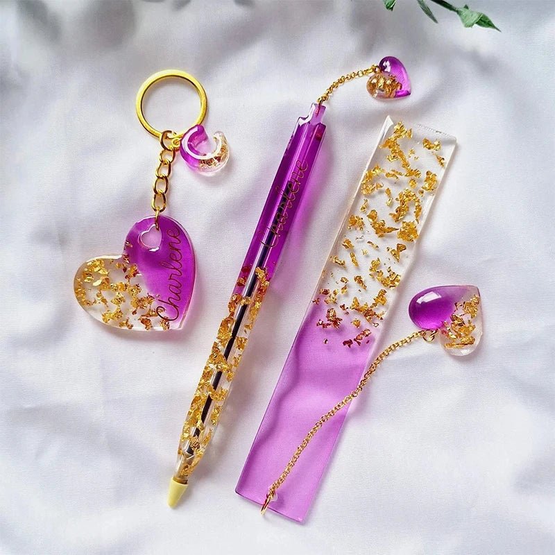 Transparent Pen & Bookmark Silicone Mold Set – DIY Resin Crafts