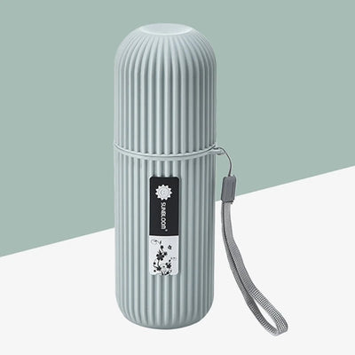 Portable Travel Toothbrush & Toothpaste Holder Case.