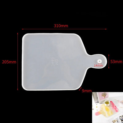 1/2pcs Large Rectangle Silicone Mold – DIY Epoxy Resin Tray for Fruit, Tea, Home Decor