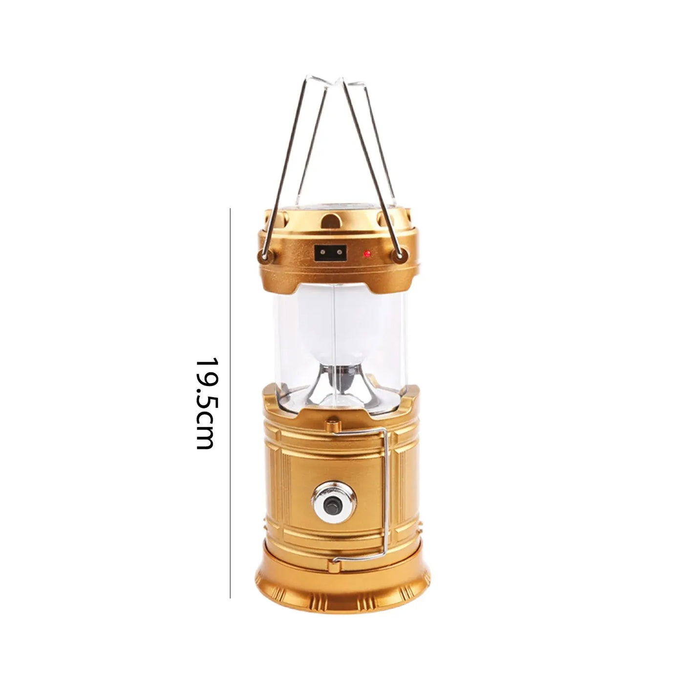 Solar Multifunctional Handheld Camping Lamp Tent Lamp LED Portable Flashlight Portable Waterproof Emergency Powered Work Light