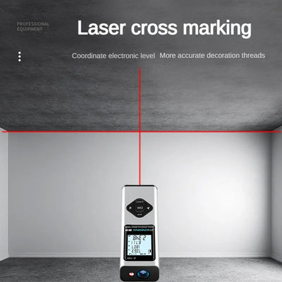 40M Smart Digital level Laser Distance Meter Range Portable USB Charging Rangefinder Mini Handheld Distance Measuring Meter