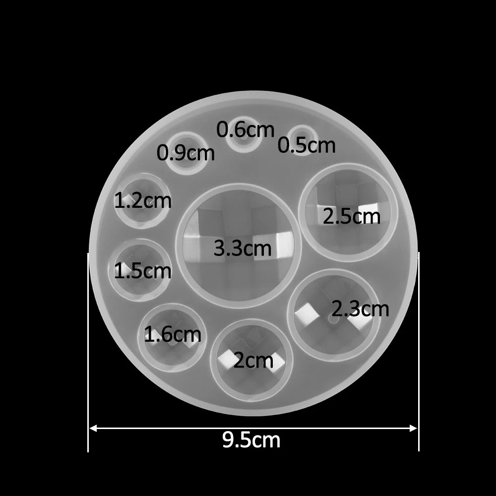 Heart Love Pendant Silicone Mold – DIY Resin Jewelry Kit