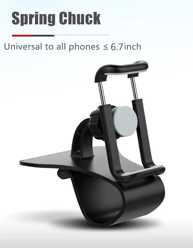 360 Rotatable Car Phone Holder Universal Cell Phone Stands Car Rack Dashboard Support for Auto Grip Mobile Phone Fixed Bracket