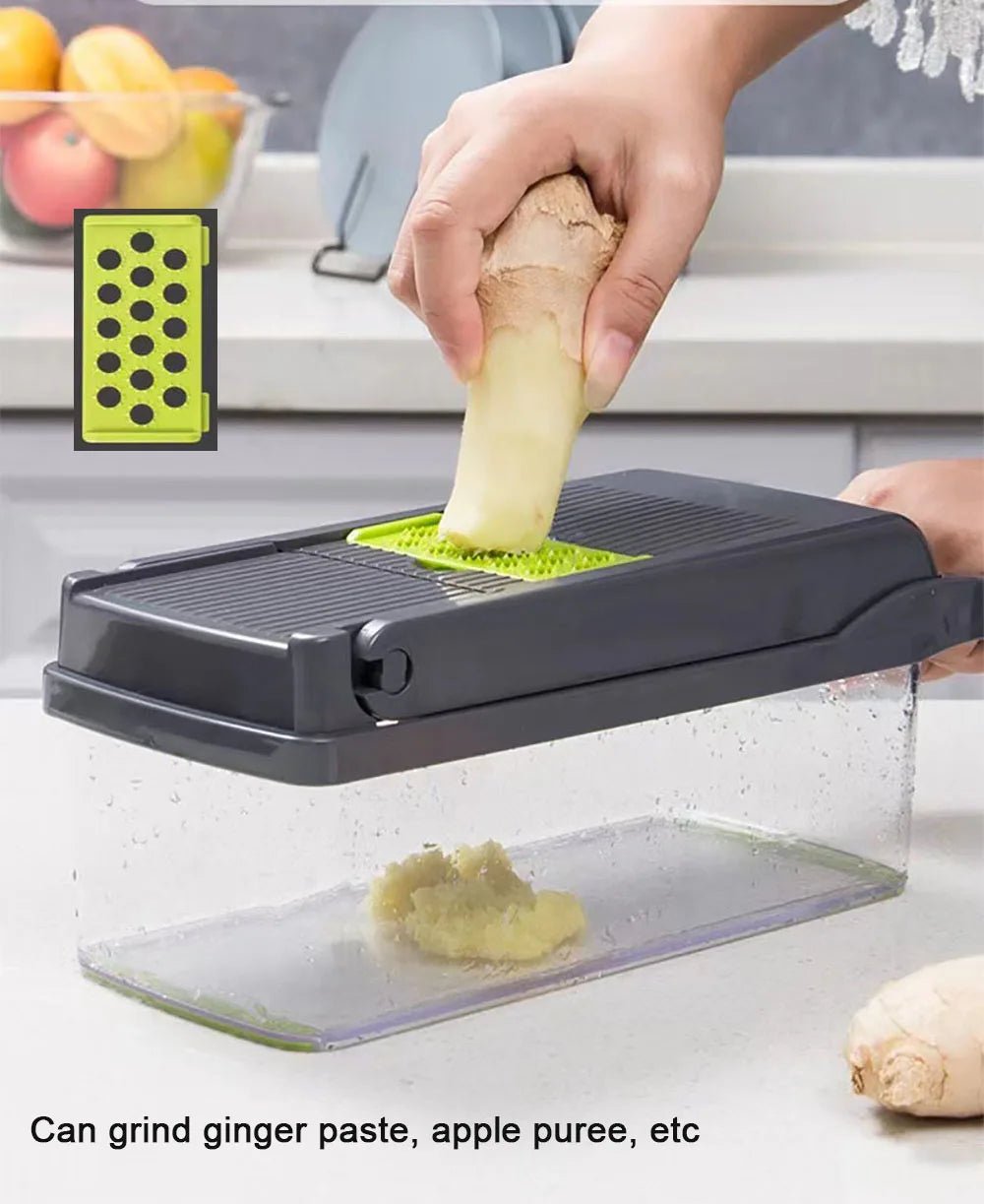 Vegetable Cutter Multifunctional Dicing Blades Slicer Shredder Fruit Peeler Potato Cheese Drain Grater Chopper Kitchen Tools