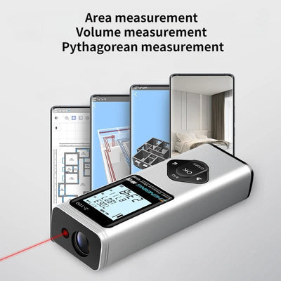 40M Smart Digital level Laser Distance Meter Range Portable USB Charging Rangefinder Mini Handheld Distance Measuring Meter