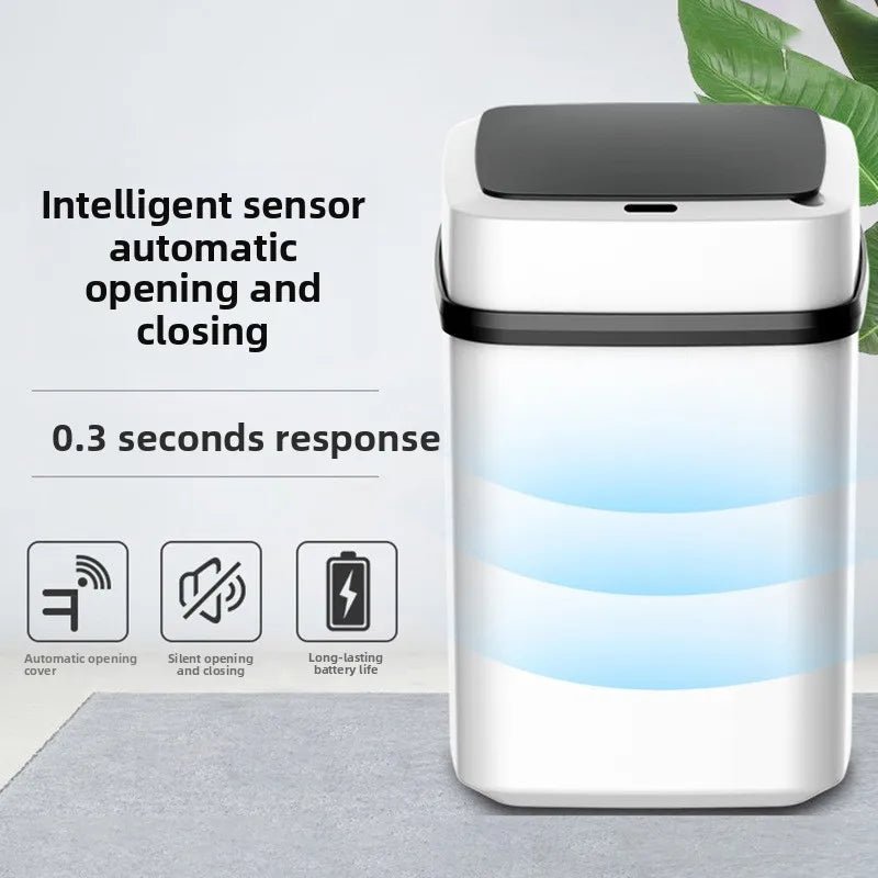 13L Smart Sensor Trash Can – Fully Automatic Touchless Bin