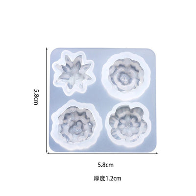 Heart Love Pendant Silicone Mold – DIY Resin Jewelry Kit