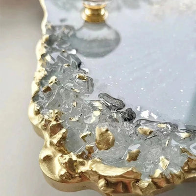 1/2pcs Large Rectangle Silicone Mold – DIY Epoxy Resin Tray for Fruit, Tea, Home Decor