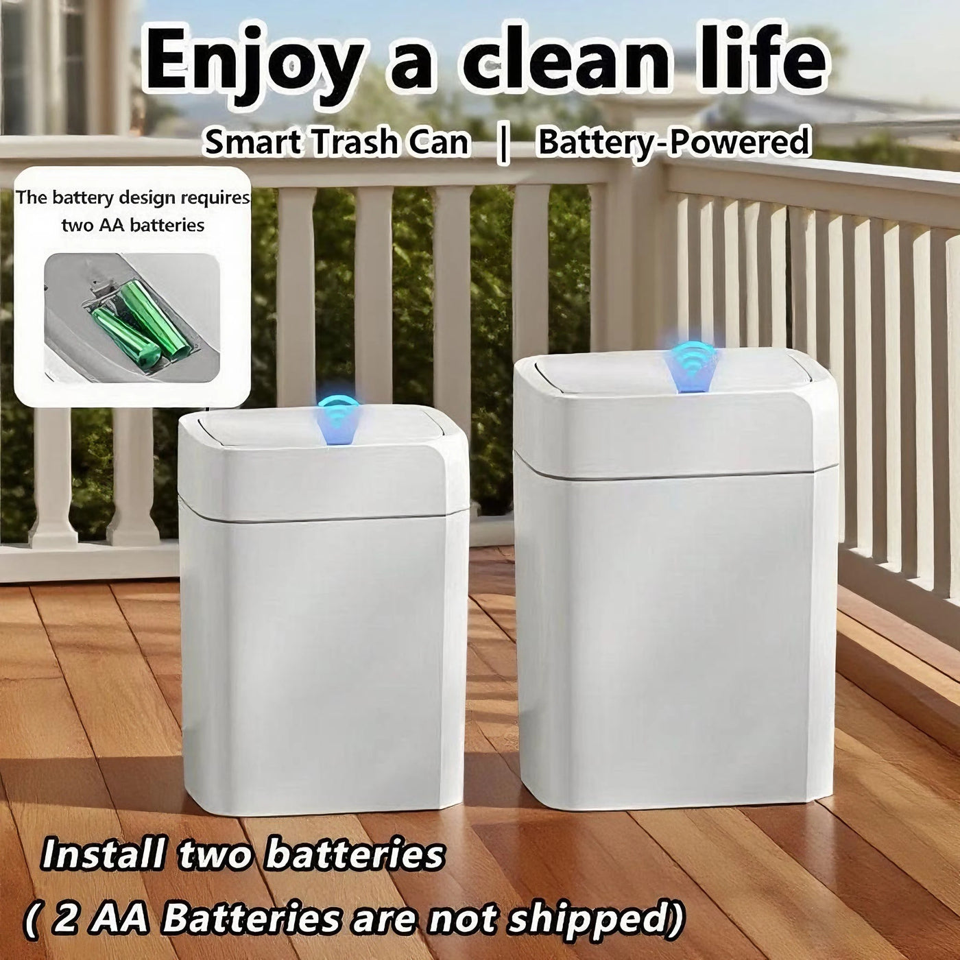 Smart Sensor Trash Can – Touchless Automatic Motion Bin