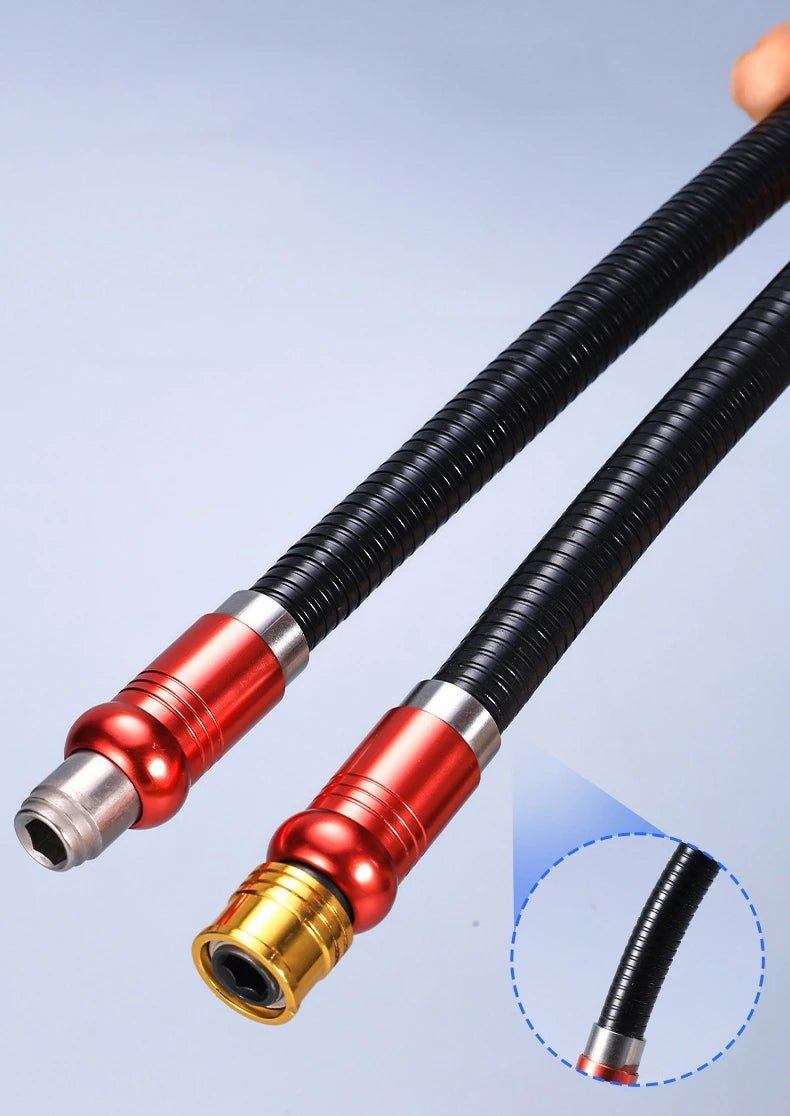 Magnetic Flexible Drill Bit Extension – Elastic Hex Soft Shaft Adapter for Power Tools