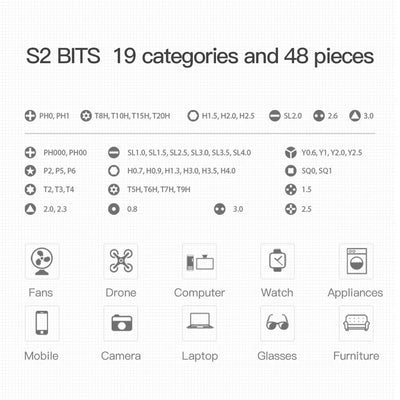Rechargeable Electric Screwdriver Kit – 51 in 1 Cordless Precision Power Tool for Home Repair
