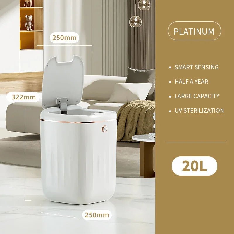 Smart Sensor Trash Can – Automatic Touchless 22/20L Bin