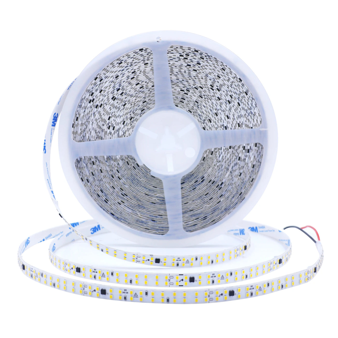 10M 20M LED Strip 220V Adhesive High Brightness SMD 2835 120LEDs/m 240LEDs/m Waterproof LED Adhesive Tape White Yellow Ice Blue