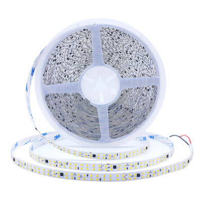 10M 20M LED Strip 220V Adhesive High Brightness SMD 2835 120LEDs/m 240LEDs/m Waterproof LED Adhesive Tape White Yellow Ice Blue