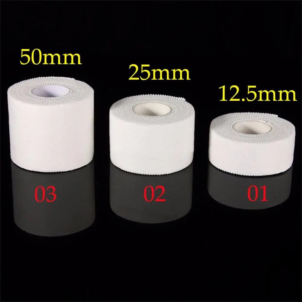 12.5/25/50mm/Roll Medical Waterproof Cotton Premium Adhesive Tape Sport Binding Physio Muscle Elastic Bandage Strain Injury Tape