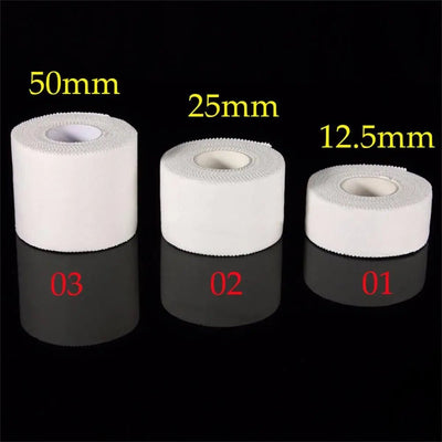 12.5/25/50mm/Roll Medical Waterproof Cotton Premium Adhesive Tape Sport Binding Physio Muscle Elastic Bandage Strain Injury Tape