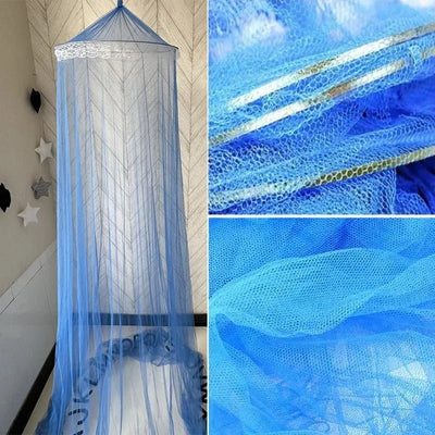 Solid Color Mosquito Net Canopy Bed Romantic Black Mosquito Net in Summer Encrypted Folding Universal Suspended 모기장