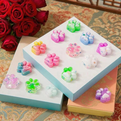 10PCS Mini Cat Claw Plush Toys – Fun Stress Relief Party Favors
