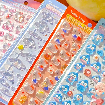 Hello Kitty 3D Jelly Sticker Toys – Creative Fun by Avisgo